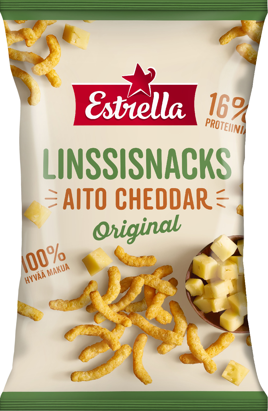 Estrella Linssisnacks 125g Cheddar