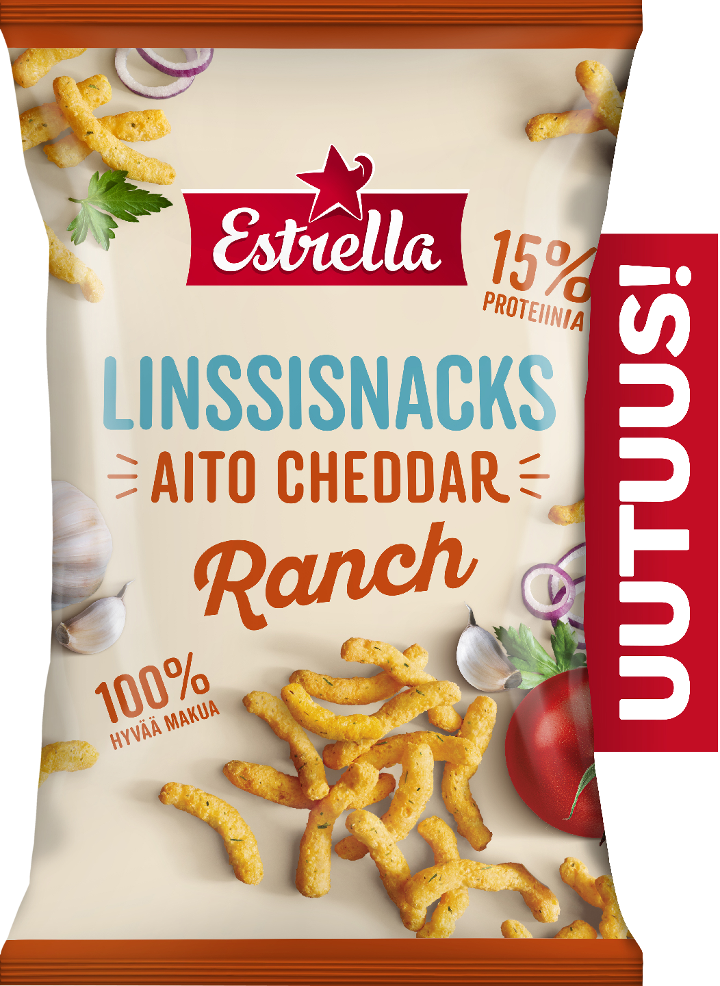 Estrella Linssisnacks 125g cheddar-ranch