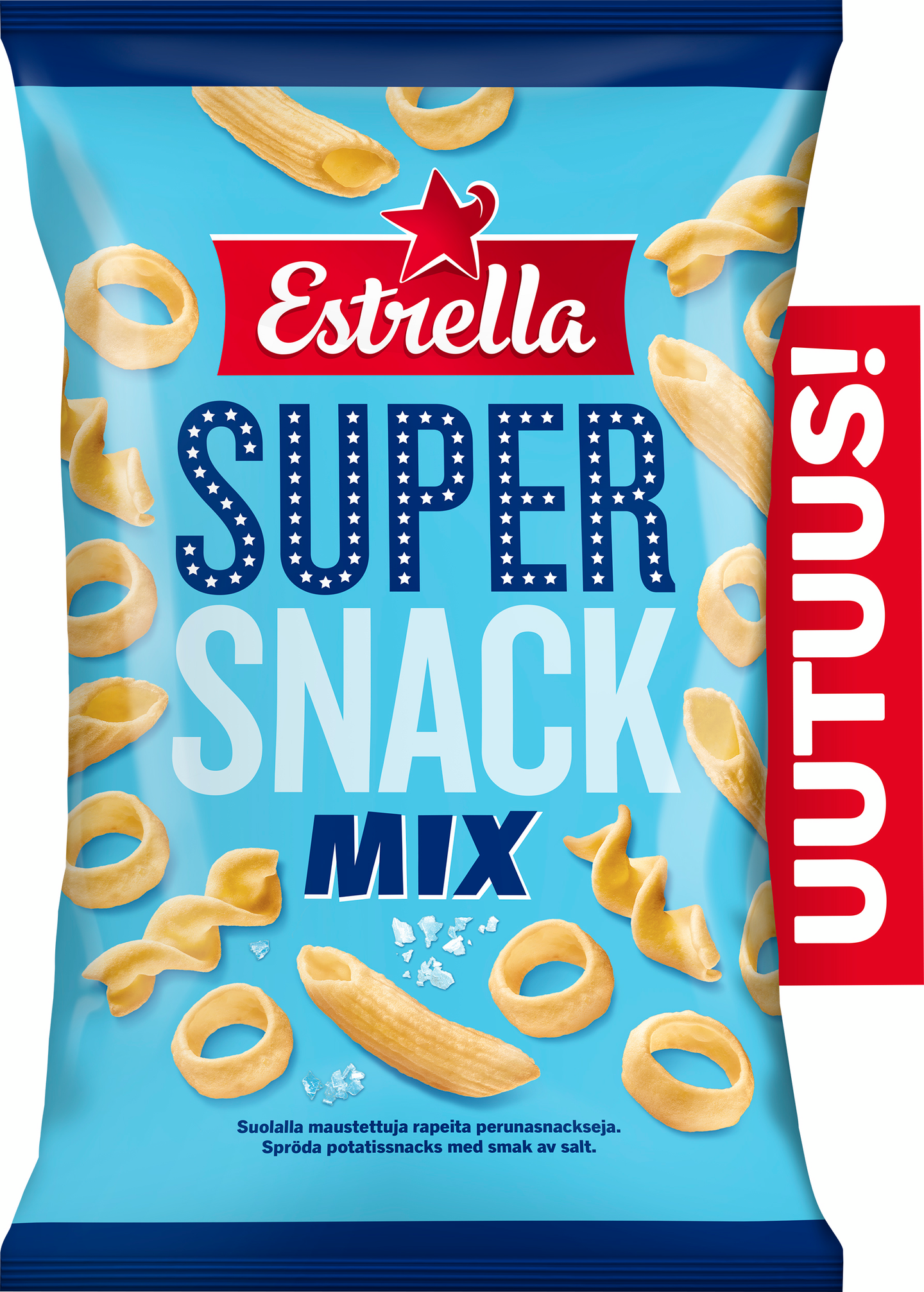 Estrella Super Snack Mix suolattu perunasnack 175g