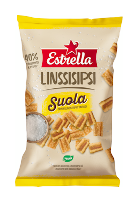 Estrella Linssisipsi 110g suola