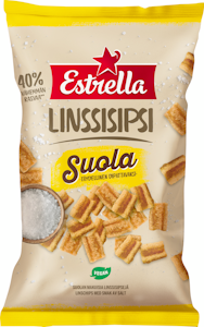 Estrella Linssisipsi 110g suola