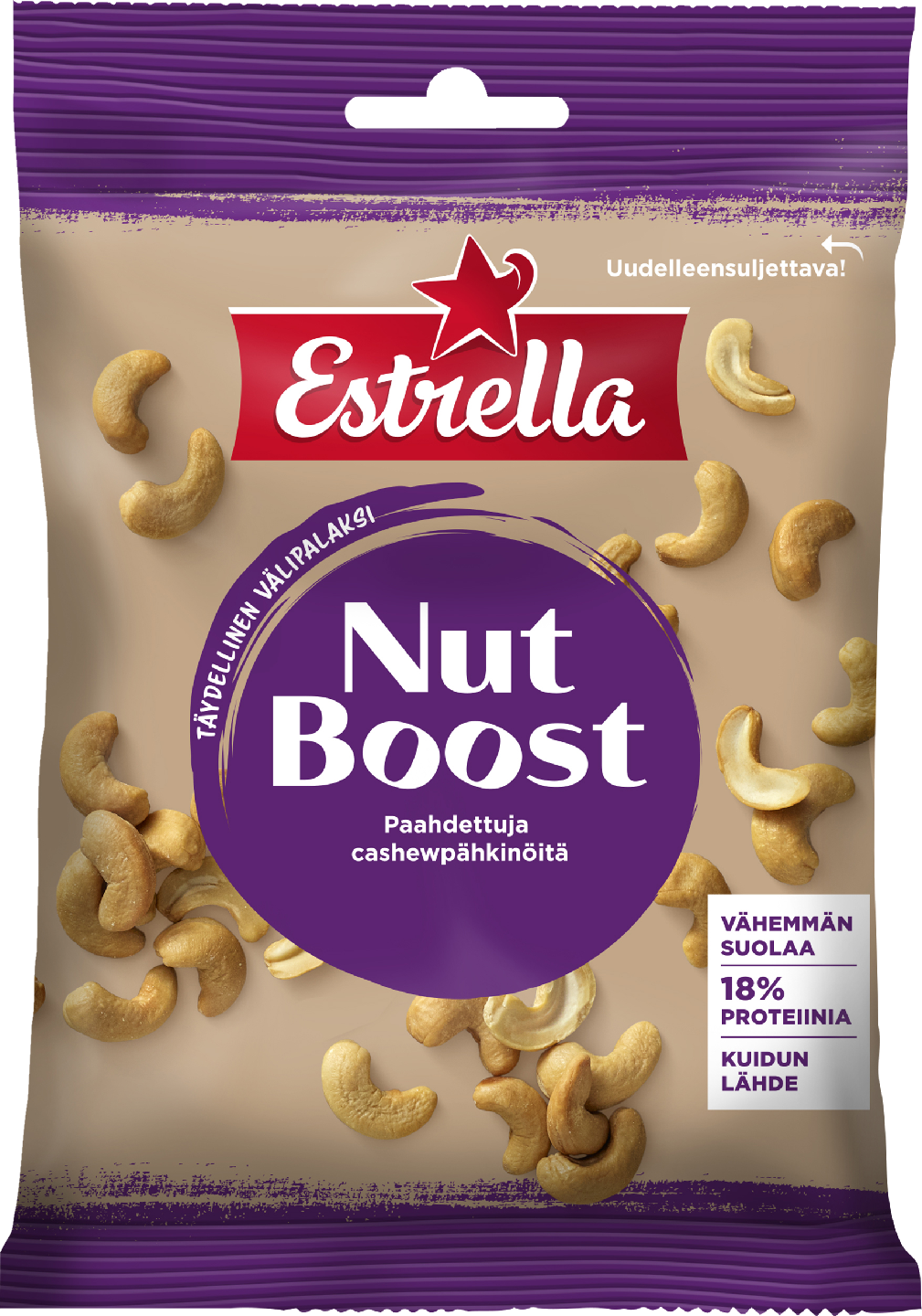 Estrella Nutboost 120g cashewpähkinät