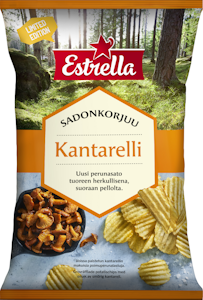 Estrella Sadonkorjuu sipsi 250g kantarelli