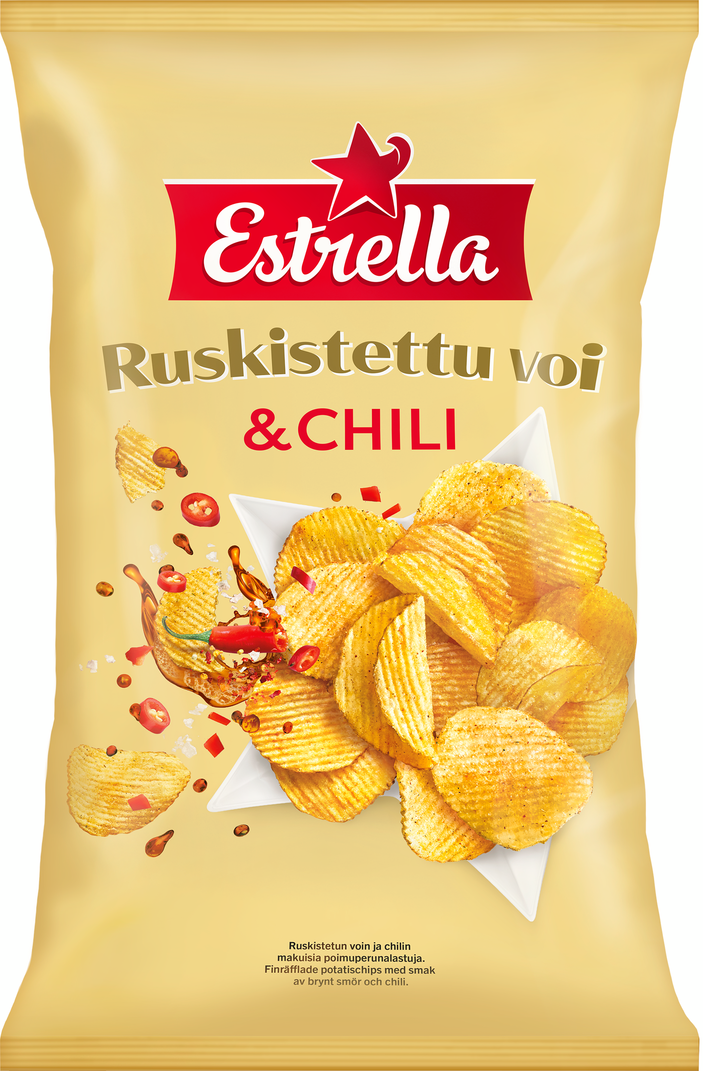 Estrella sipsi 275g ruskistettu voi-chili