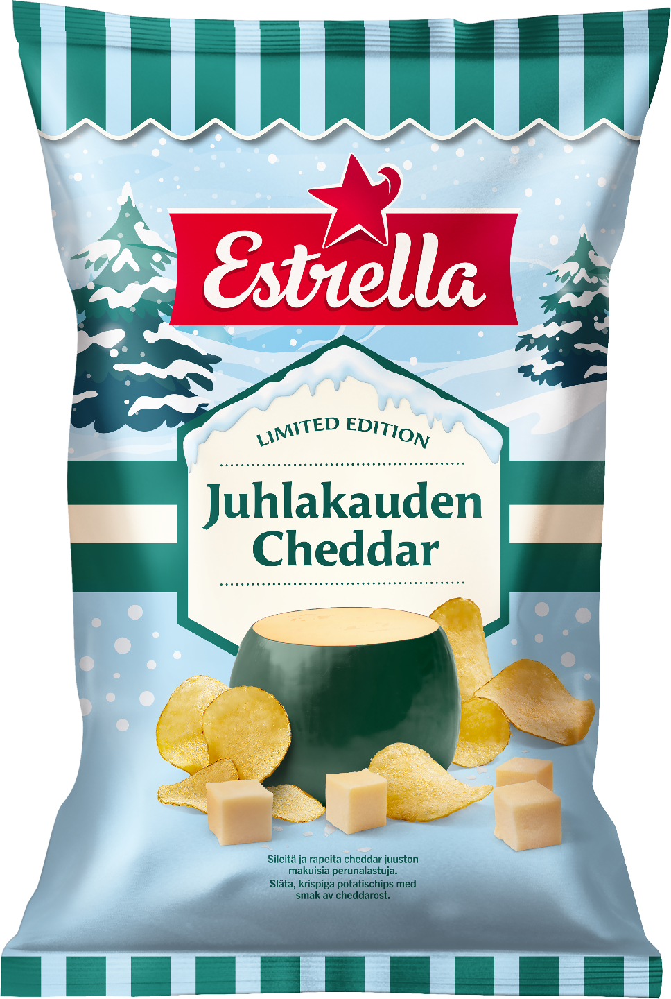 Estrella Juhlakauden Cheddar sipsi 160g