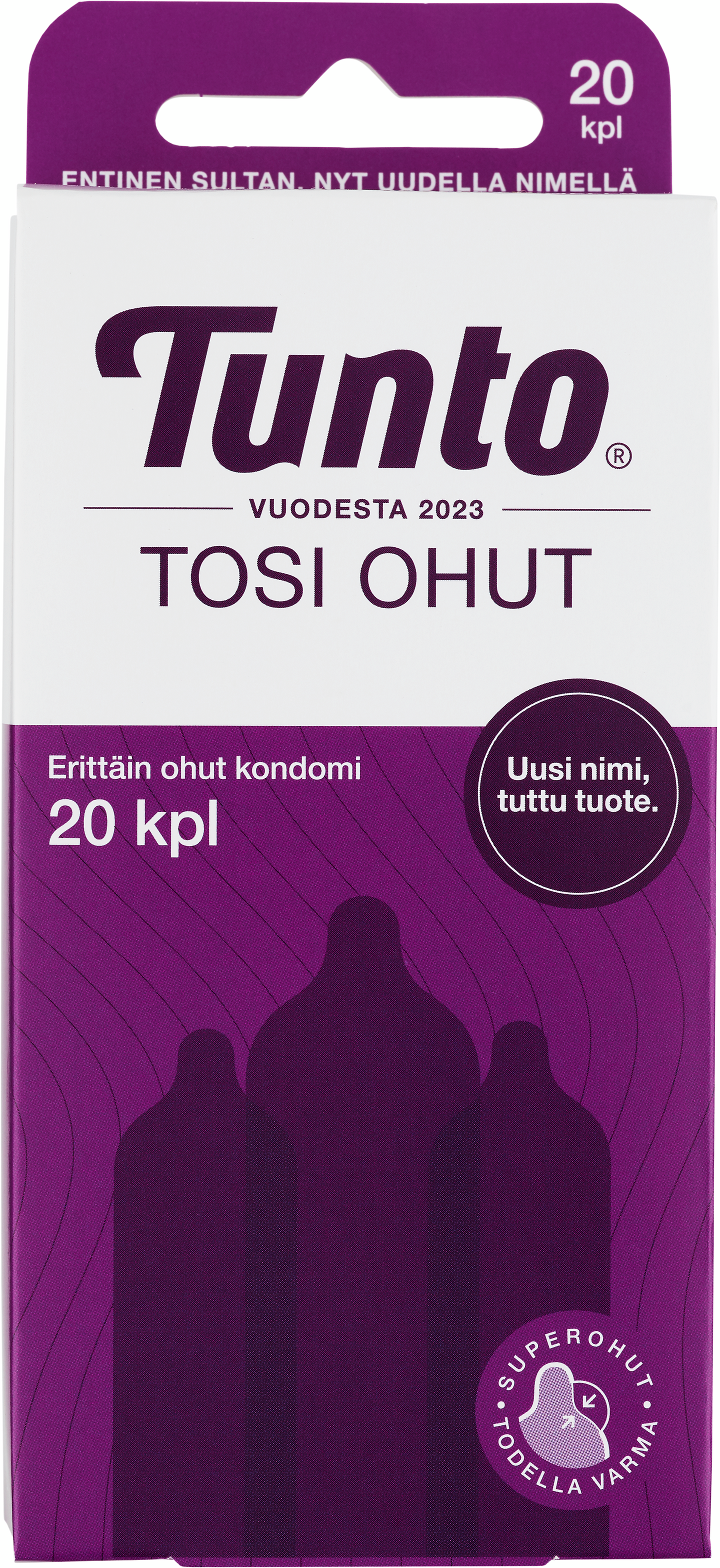 Tunto kondomi 20kpl Tosi ohut superohut