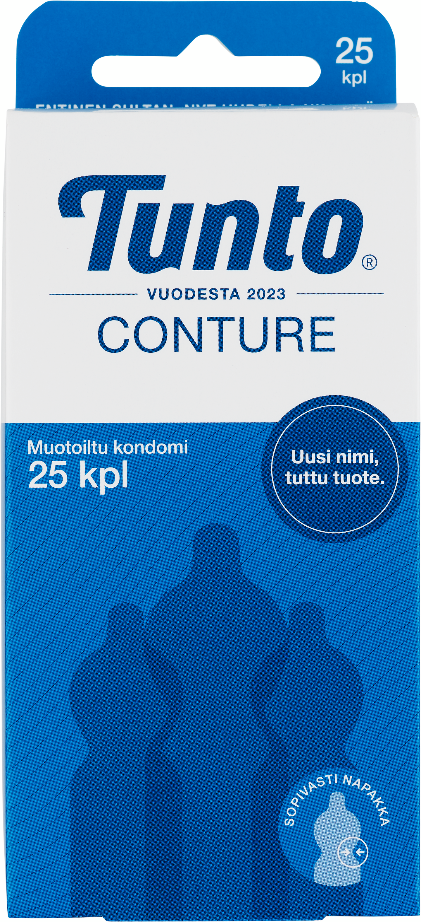 Tunto kondomi 25kpl Conture muotoiltu
