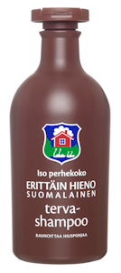 Erittäin Hieno Suomalainen shampoo 500ml Terva