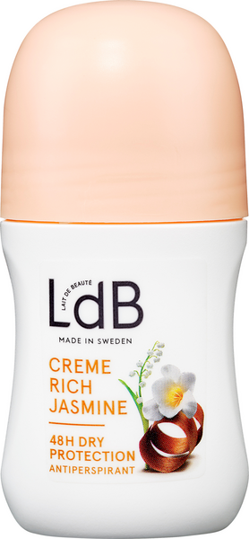 LdB antiperspirantti deo roll-on 60ml Creme Rich Jasmine 48h Dry Protection