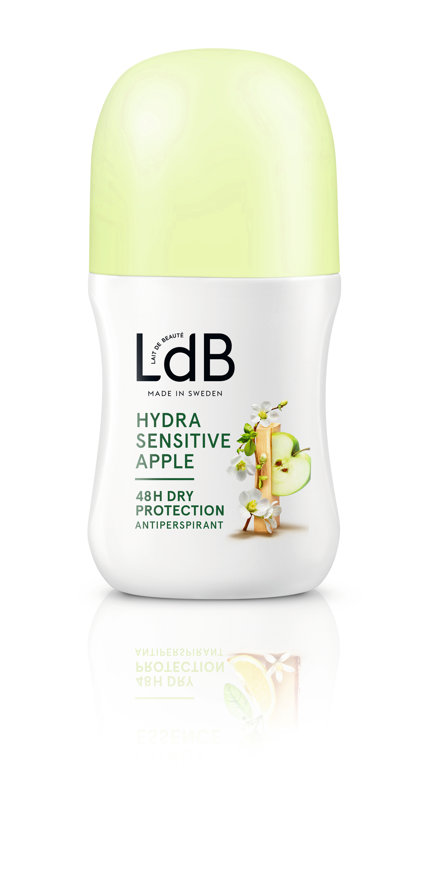 LdB antiperspirantti deo roll-on 60ml Hydra Sensitive Apple 48h Dry Protection