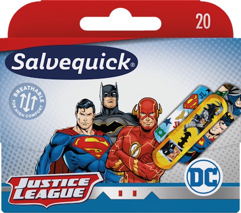 Salvequick lastenlaastari 20kpl Justice League
