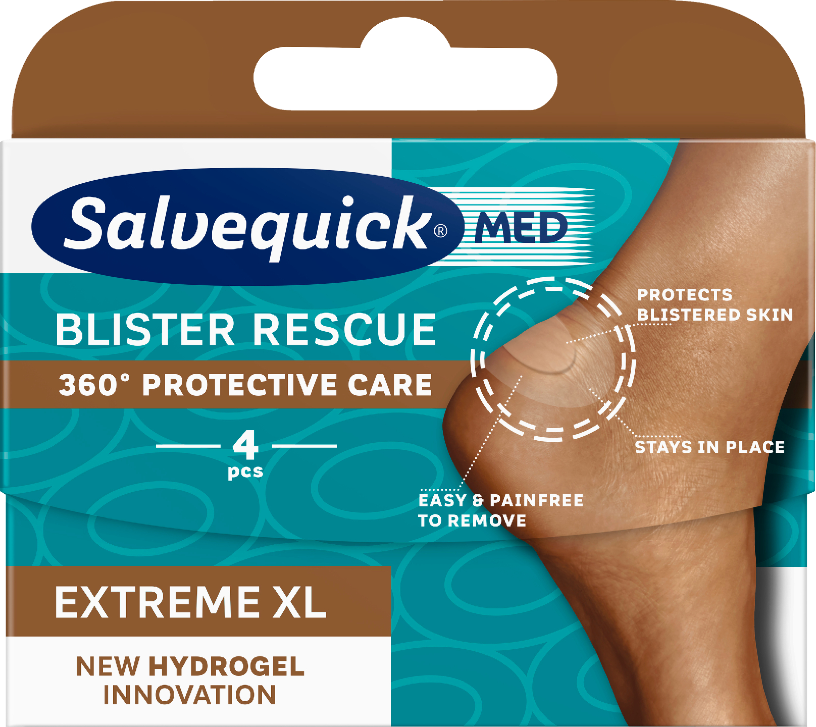 Salvequick rakkolaastari 4kpl Med Blister Rescue Extreme XL