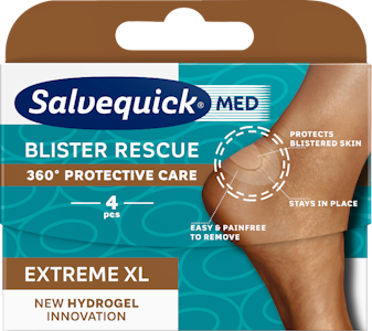 Salvequick rakkolaastari 4kpl Med Blister Rescue Extreme XL