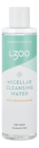 L300 Micellar puhdistusvesi 200ml Cleansing Water with Provitamin B5 kuivalle iholle