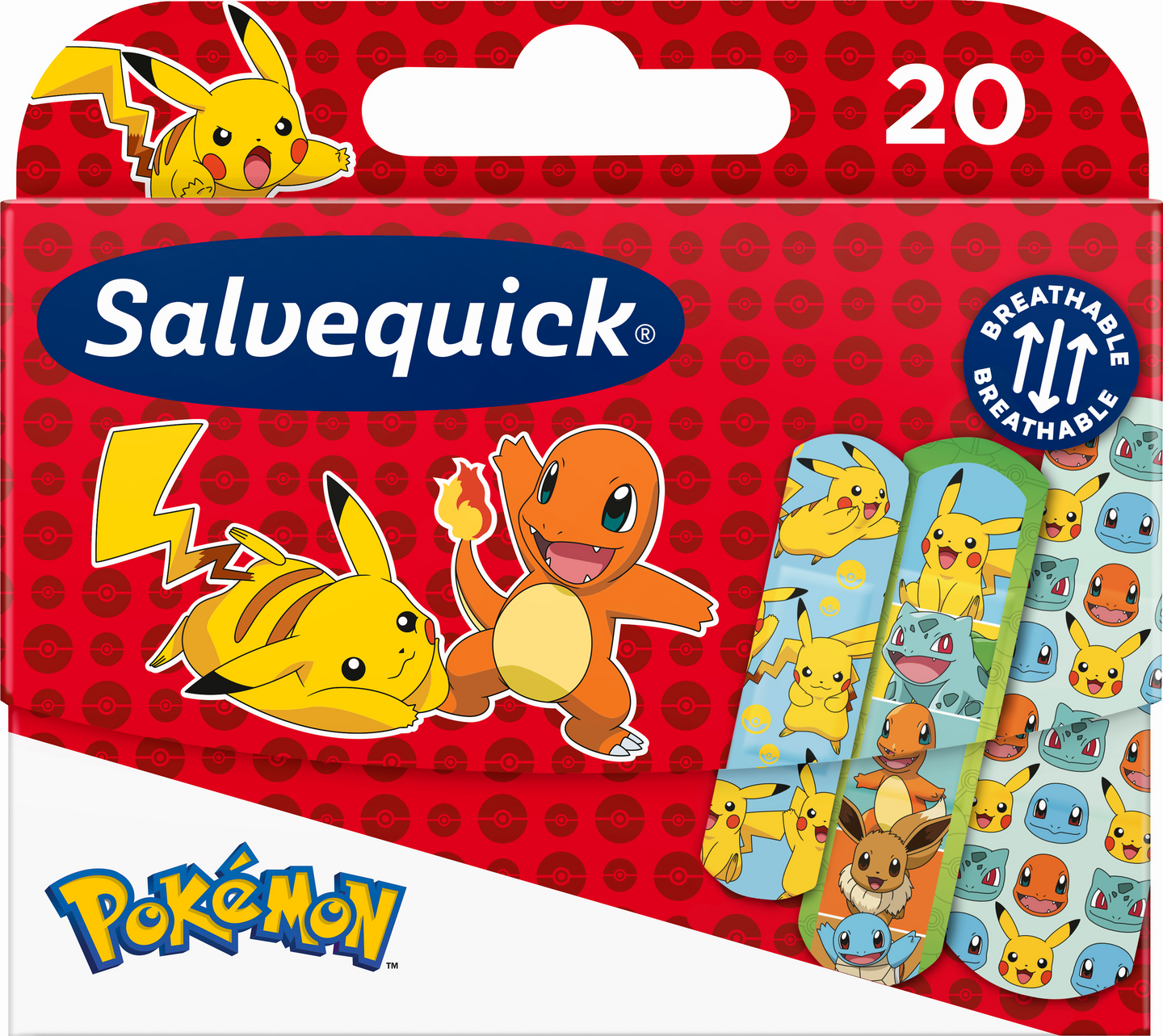 Salvequick lastenlaastari 20kpl Pokemon