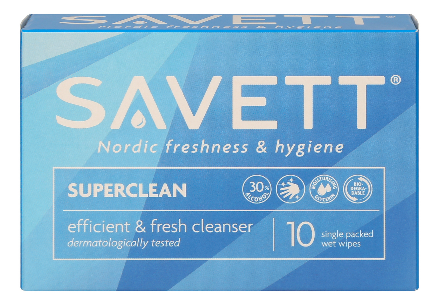 Savett Superclean kosteuspyyhe 10kpl