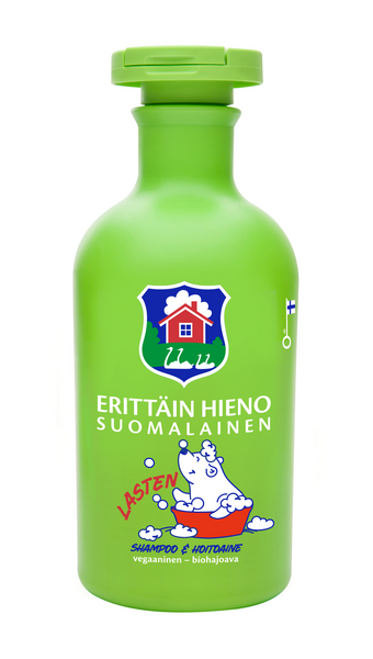 Erittäin Hieno Suomalainen Lasten shampoo & hoitoaine 300ml