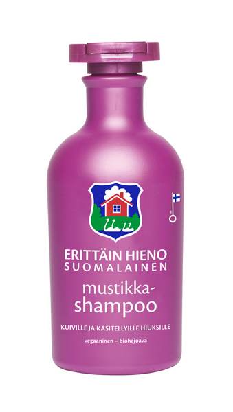 Erittäin Hieno Suomalainen mustikkashampoo 300ml