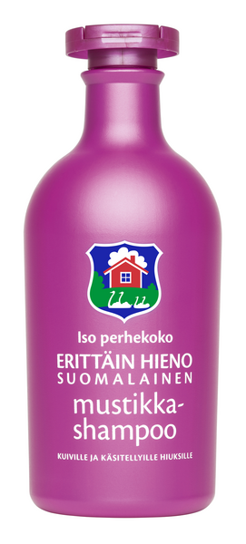 Erittäin Hieno Suomalainen shampoo 500ml mustikka