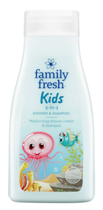 Family Fresh Kids 2-in-1 shower & shampoo shampoo- ja suihkusaippua 500ml