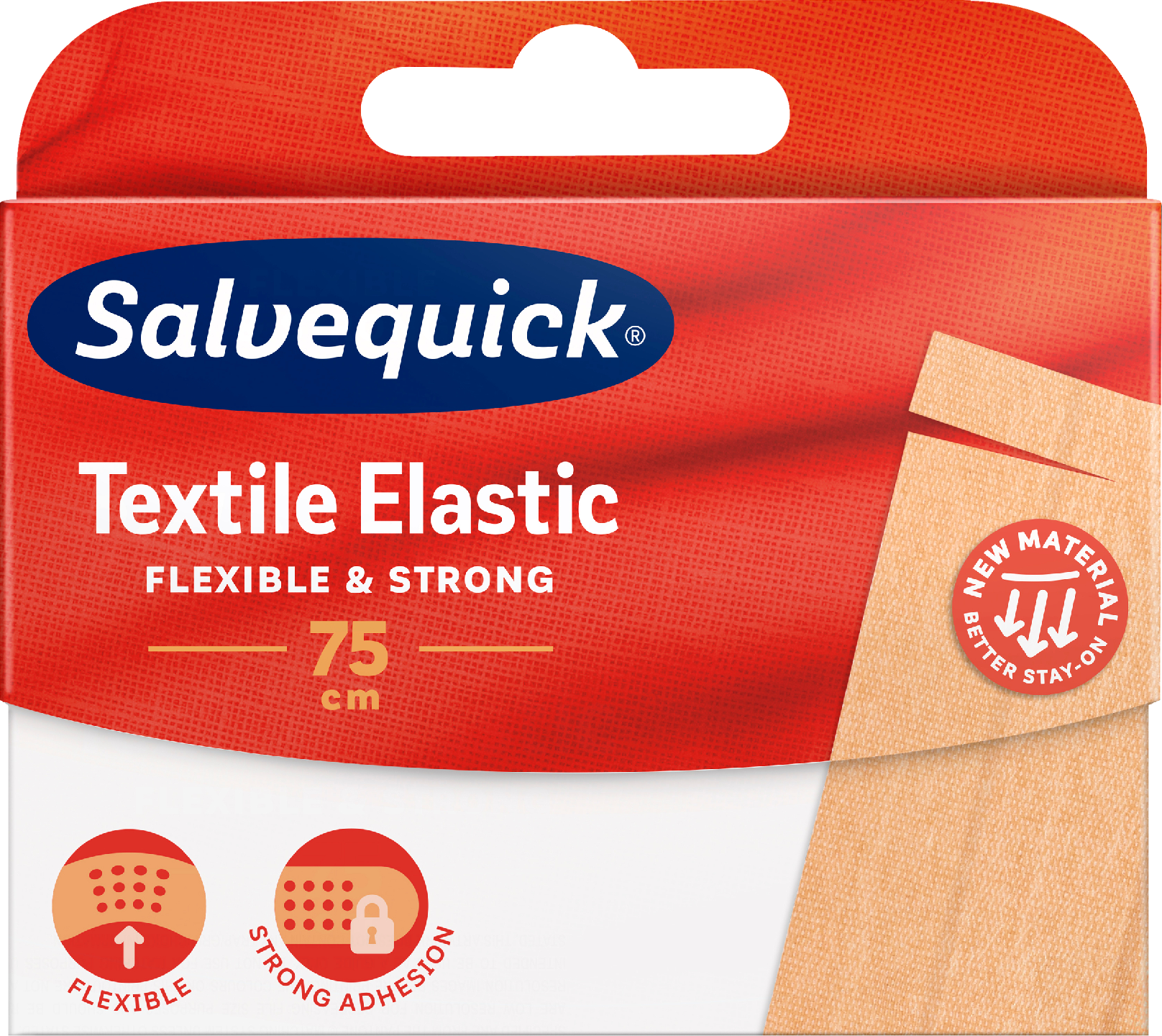 Salvequick 75cm Textil leikattava kangaslaastari