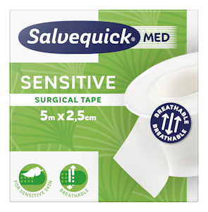 Salvequick kirurginteippi 5mx25cm Sensitive