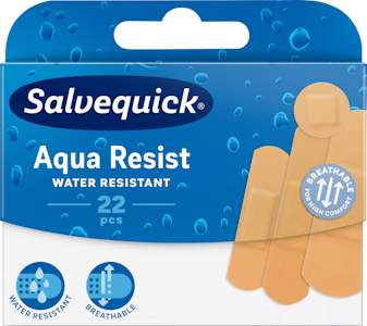 Salvequick muovilaastari 22kpl Aqua Resist