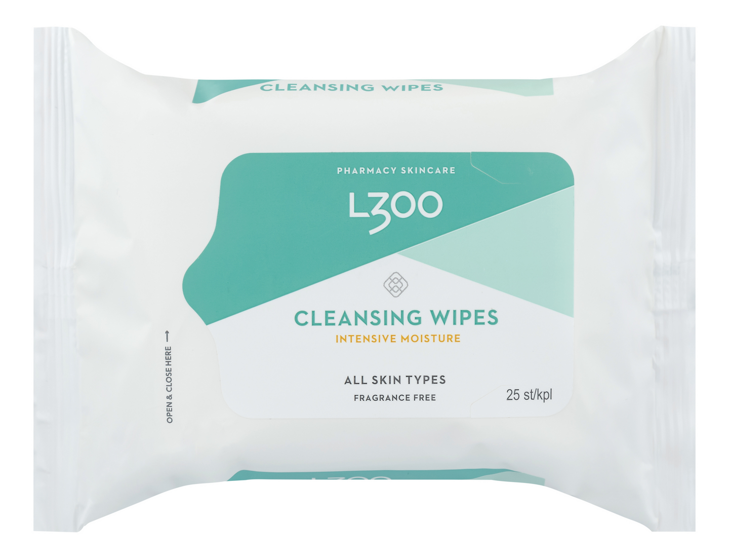 L300 Intensive Moisture Cleansing Wipes Dry Skin kuivan ihon meikinpuhdistusliina 25kpl