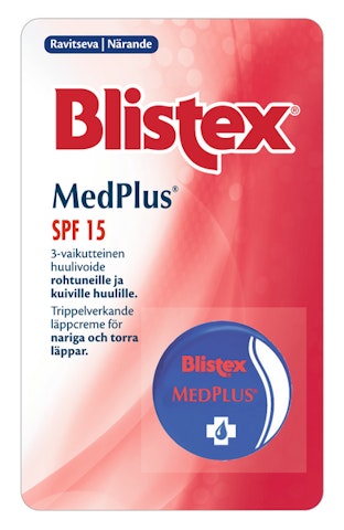 Blistex 7g MedPlus 3-tehoinen huulivoide