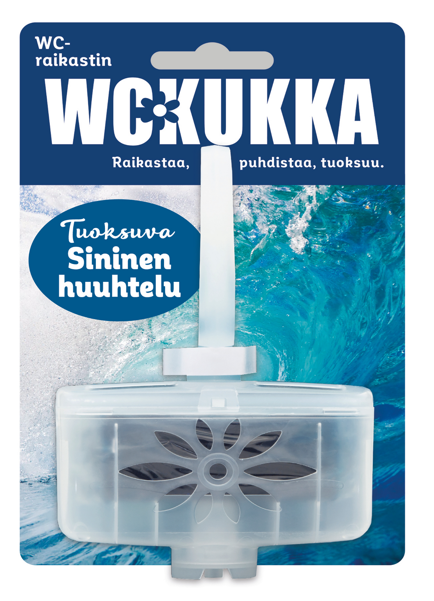 WC-kukka raikastin 40g sininen huuhtelu