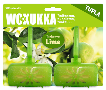 WC-Kukka wc-raikastin 2x50g lime tuplapakkaus