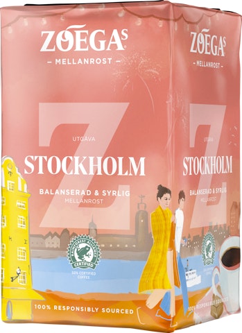 Zoegas kahvi 450g Stockholm Mellanrost suodatinjauhatus