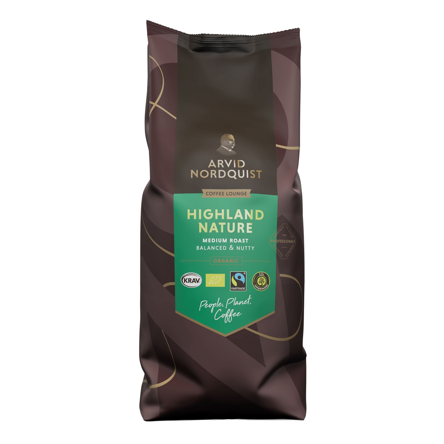 Arvid Nordquist Highland Nature 1000g suodantinjauhatus keskipaahto luomu