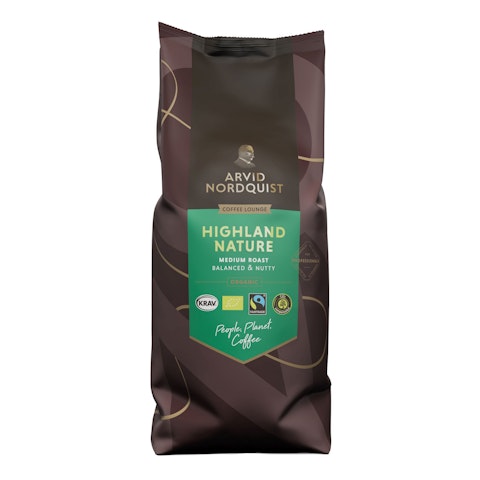 Arvid Nordquist Highland nature 1kg kahvipapu keskipaahto