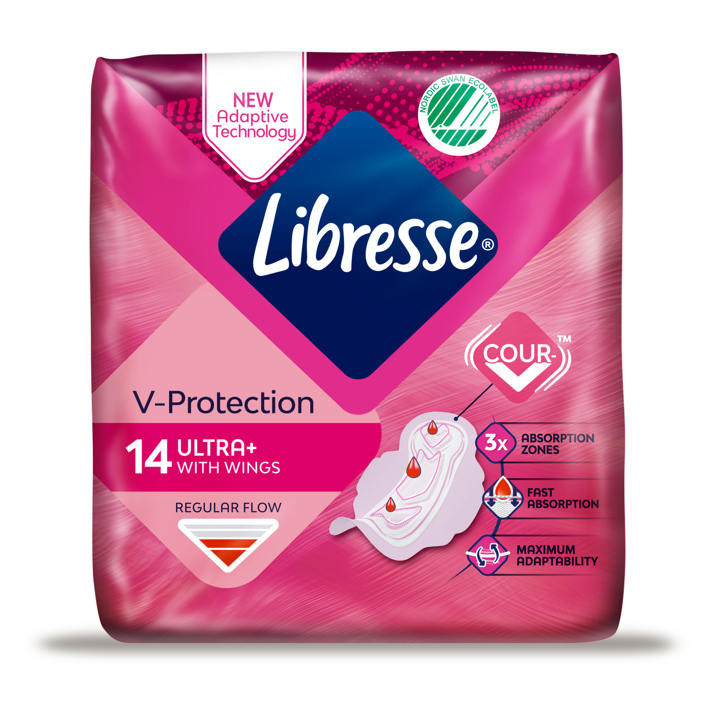 Libresse side Ultra+ Wings regular 14 kpl