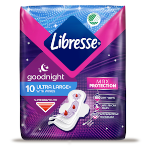 Libresse yöside Ultra Goodnight Wing 10 kpl