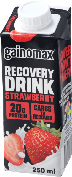 Gainomax recovery juoma 250ml mansikka