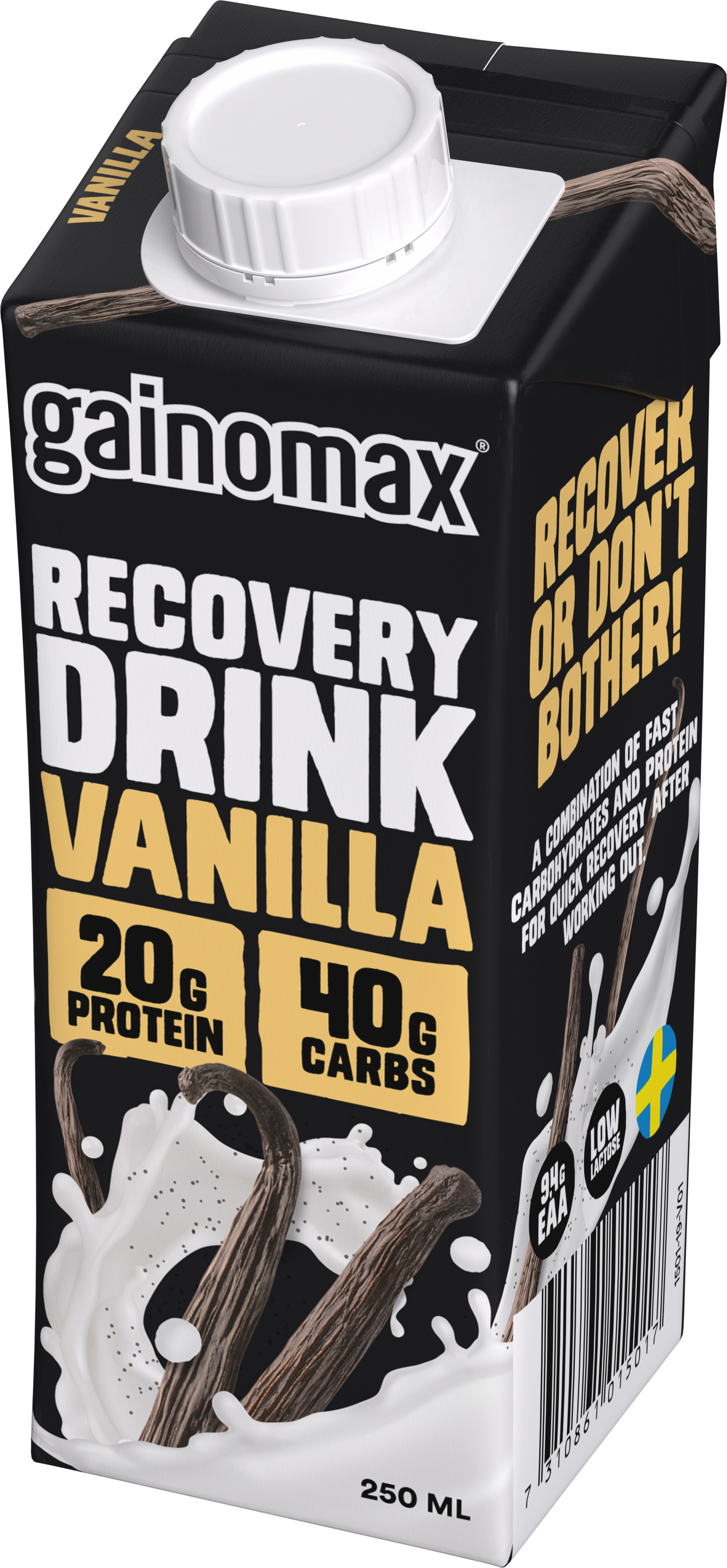 Gainomax recovery 250ml vanilja palautumisjuoma