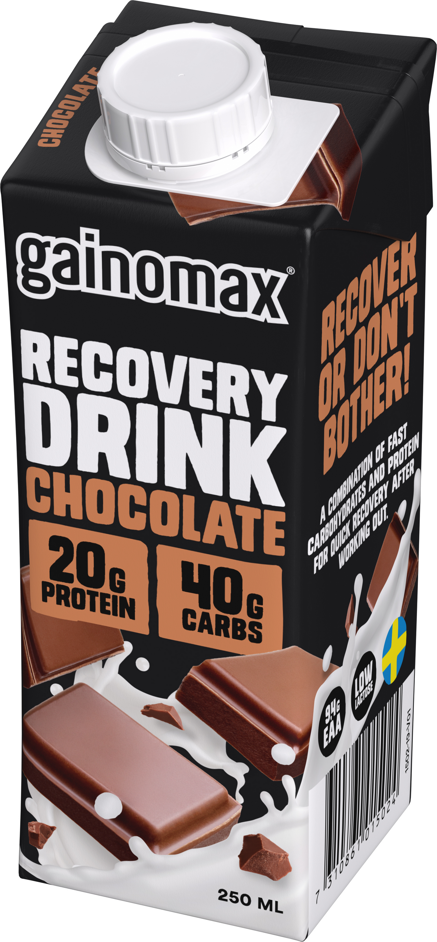 Gainomax Recovery 250ml suklaa palautumisjuoma