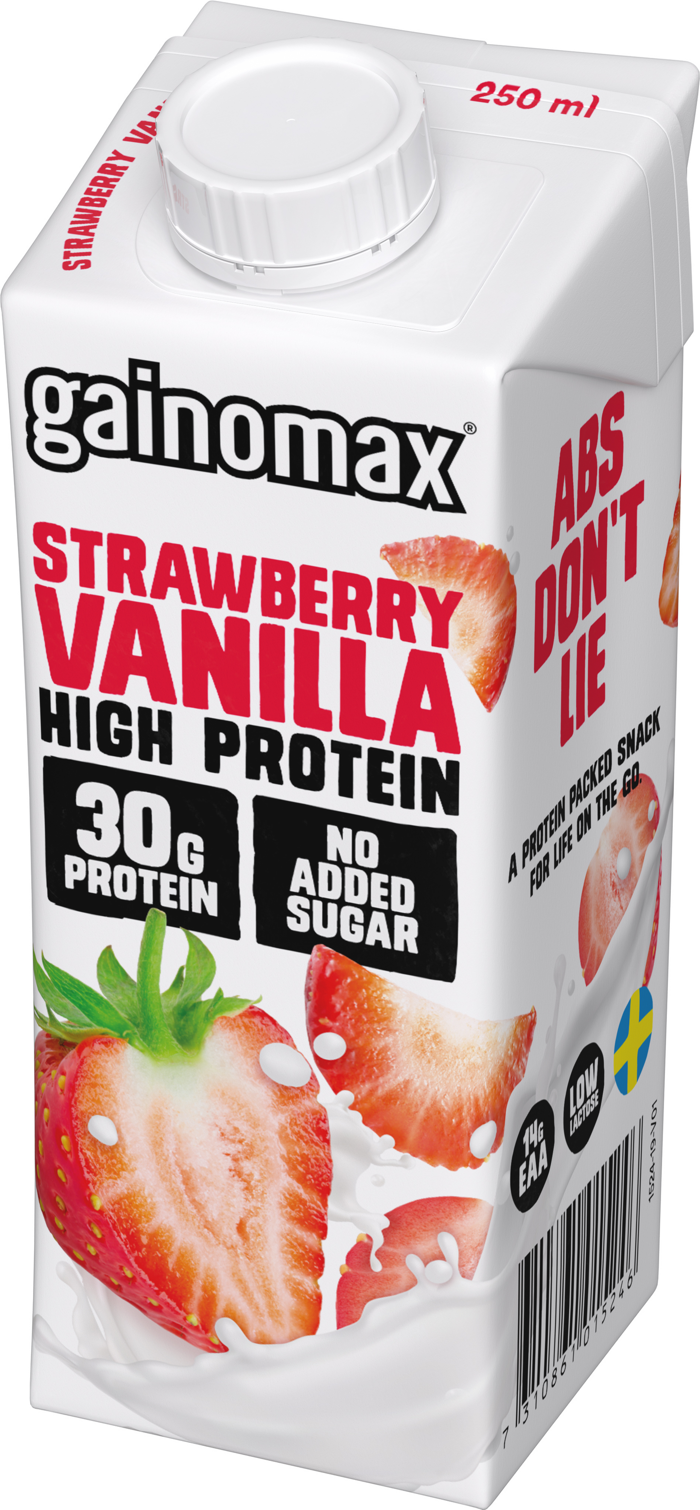 Gainomax High Protein Drink 250ml Strawberry-Vanilla