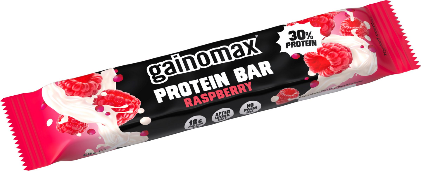 Gainomax Protein Bar 60g Raspberry