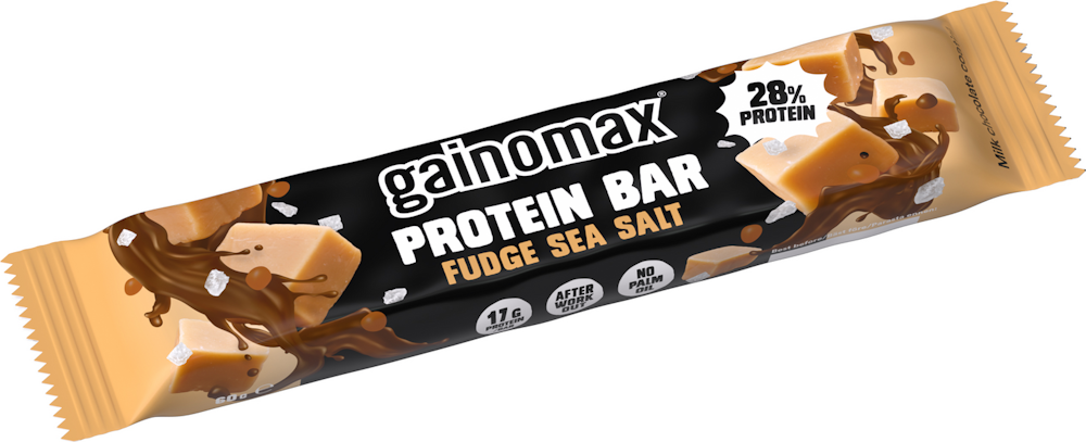 Gainomax Protein Bar 60g Fudge Sea Salt — HoReCa-tukku Kespro
