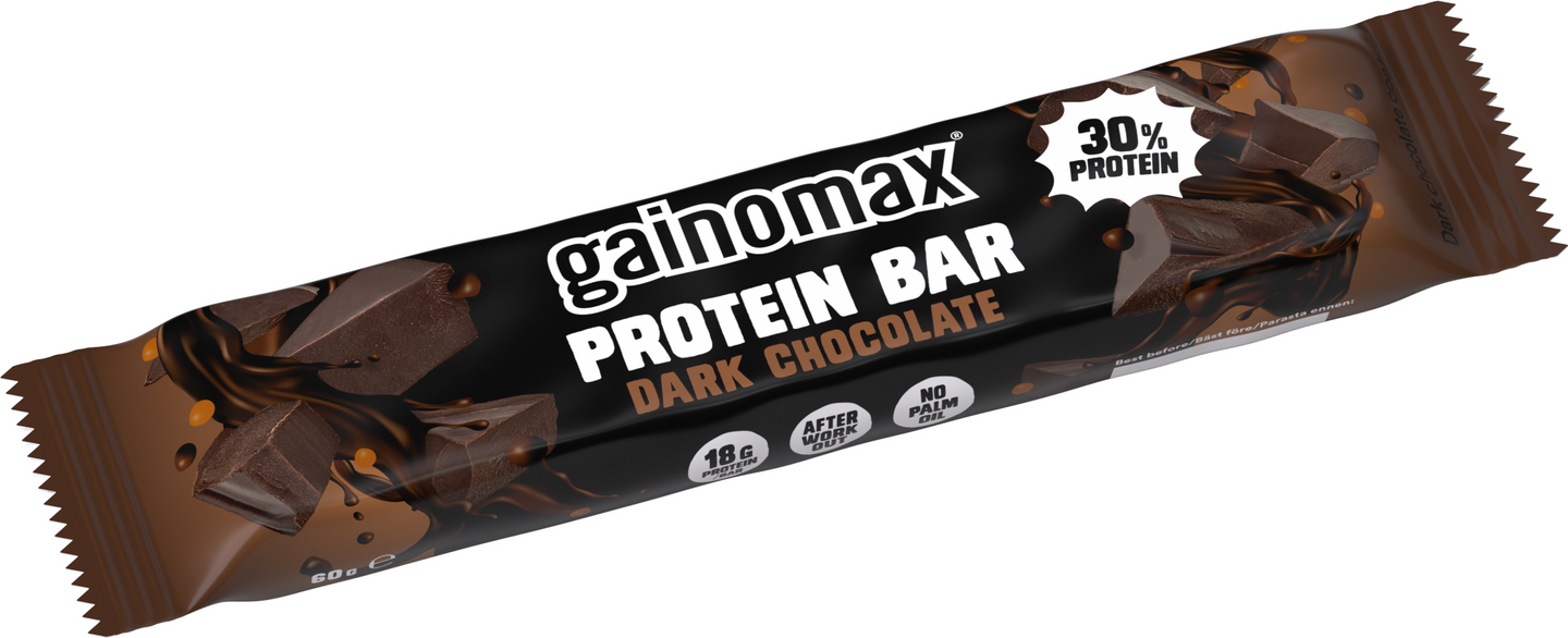 Gainomax Protein Bar 60g Dark Chocolate