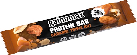 Gainomax Prot Bar 60g Caramel Triple Nut