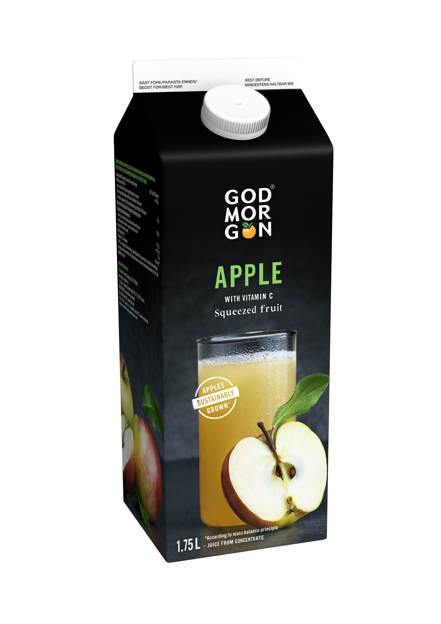 God Morgon täysmehu 1,75l omena