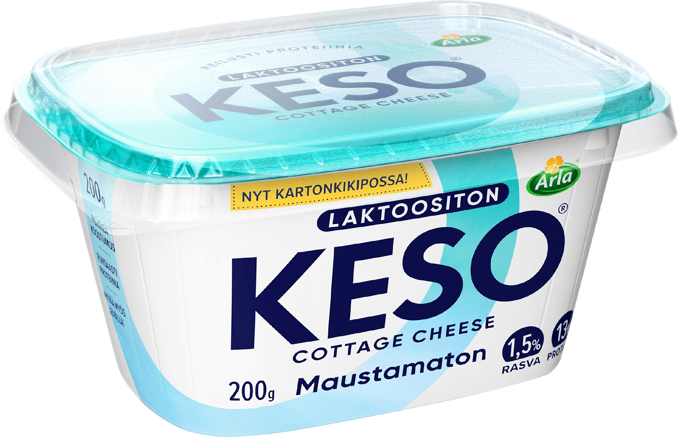 Arla keso maustamaton raejuusto 1,5% 200g laktoositon