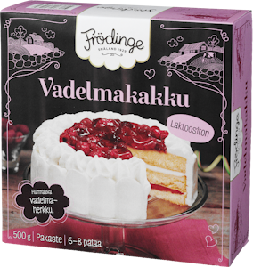 Frödinge vadelmakakku 500g lakton