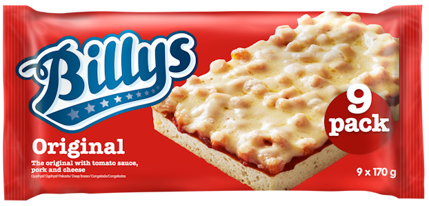 Billy's pan pizza 9x170g original 9-pack