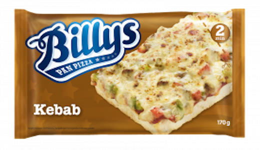 Billys Pan Pizza Kebab 170g