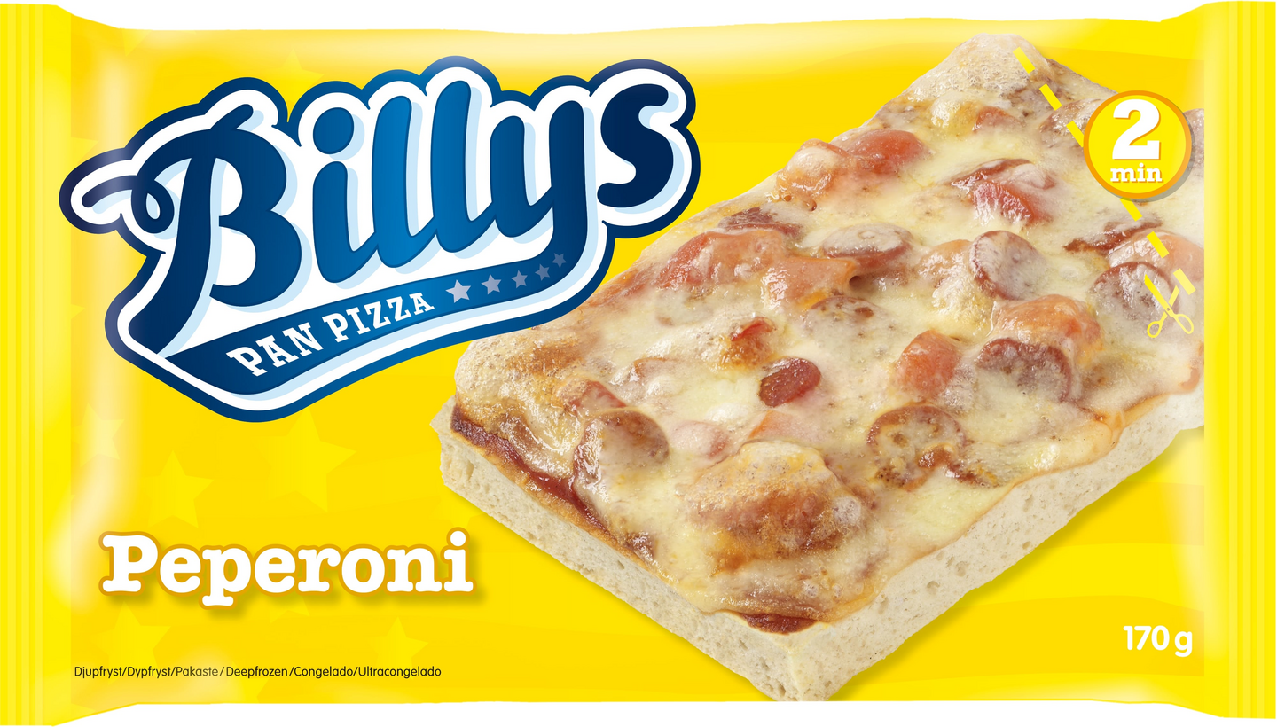 Billys Pan Pizza Peperoni 170g